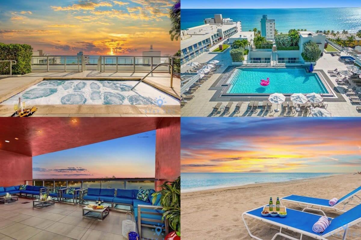 Rooftop Pool - Hollywood Beach Boardwalk Exterior foto